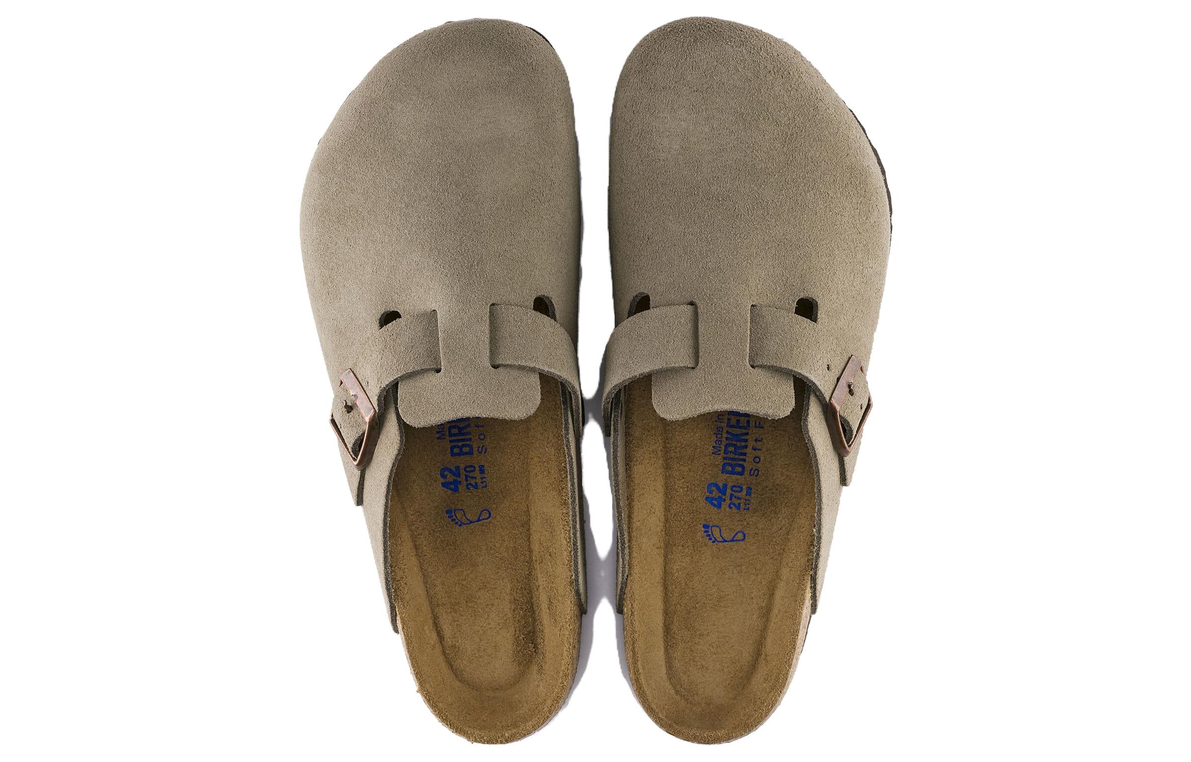 Boston Soft Footbed Suede Regular 'Taupe' 0560771
