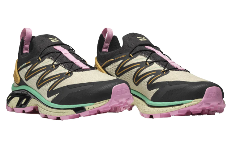 'Black Brown Pink' Hiking Shoes