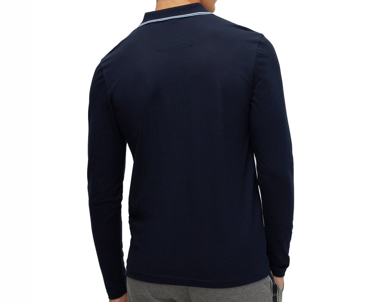 Pleesy 4 50475649 Long Sleeved Polo Shirt Blue