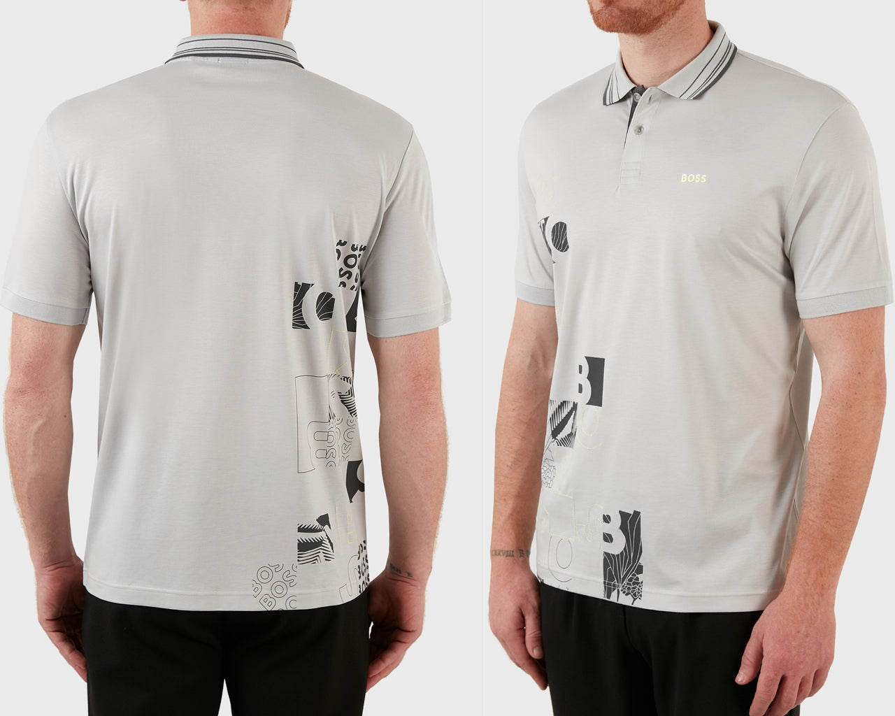 50466421 067 Pirax 1 Polo Shirt Grey