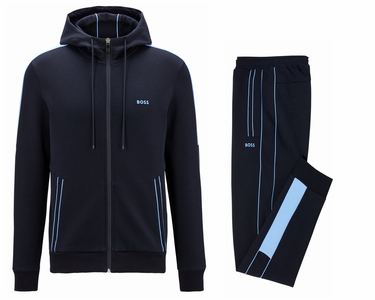 50477193 402 Hooded Tracksuit set Blue