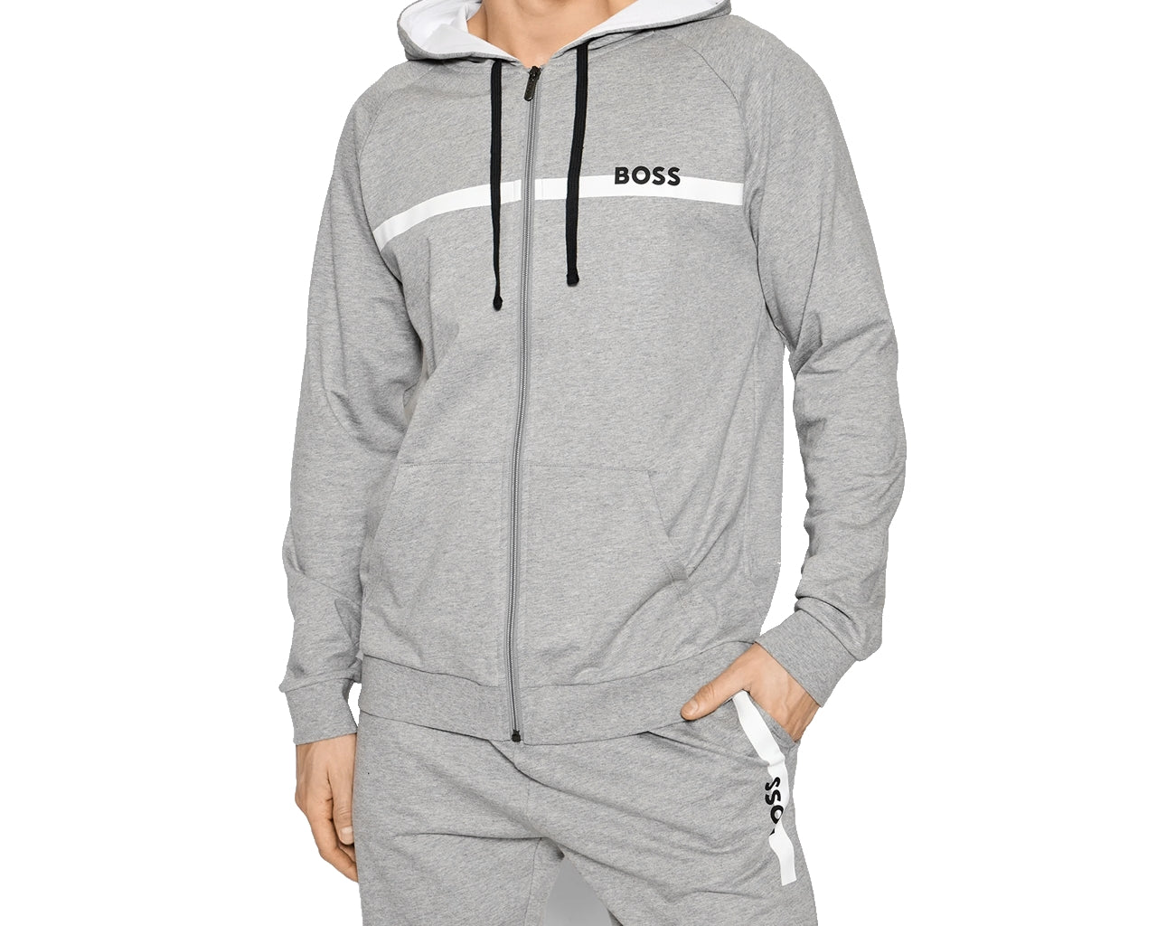 Authentic 50465773 033 Hooded Tracksuit Grey