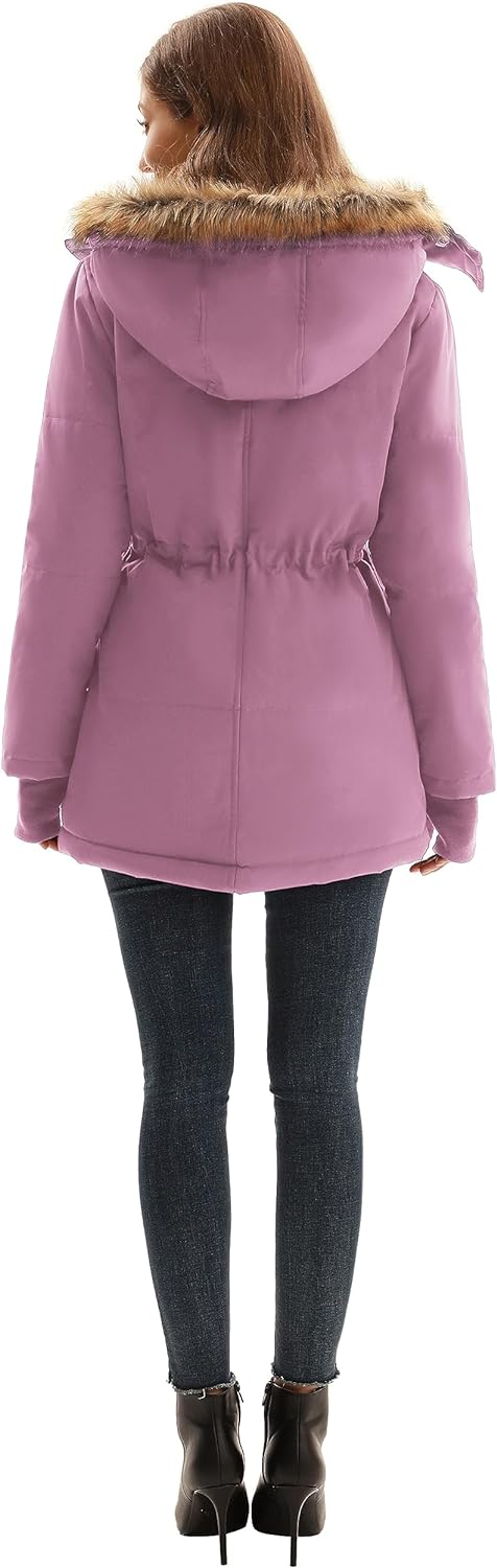 Winter Wool Women's Parka Jacket