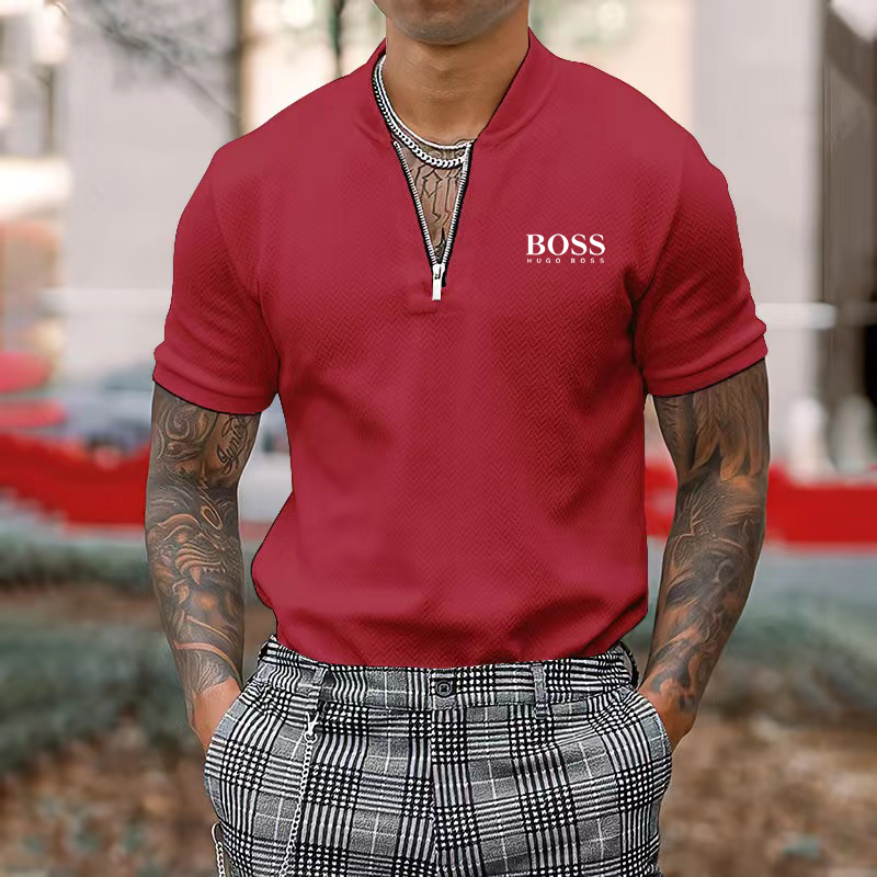 Men's Casual Short Sleeve Polo Shirt