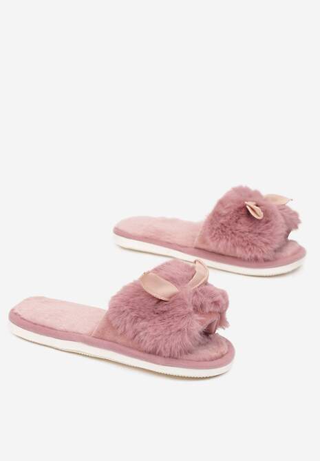 Ciemnoróżowe Kapcie Tryphadia