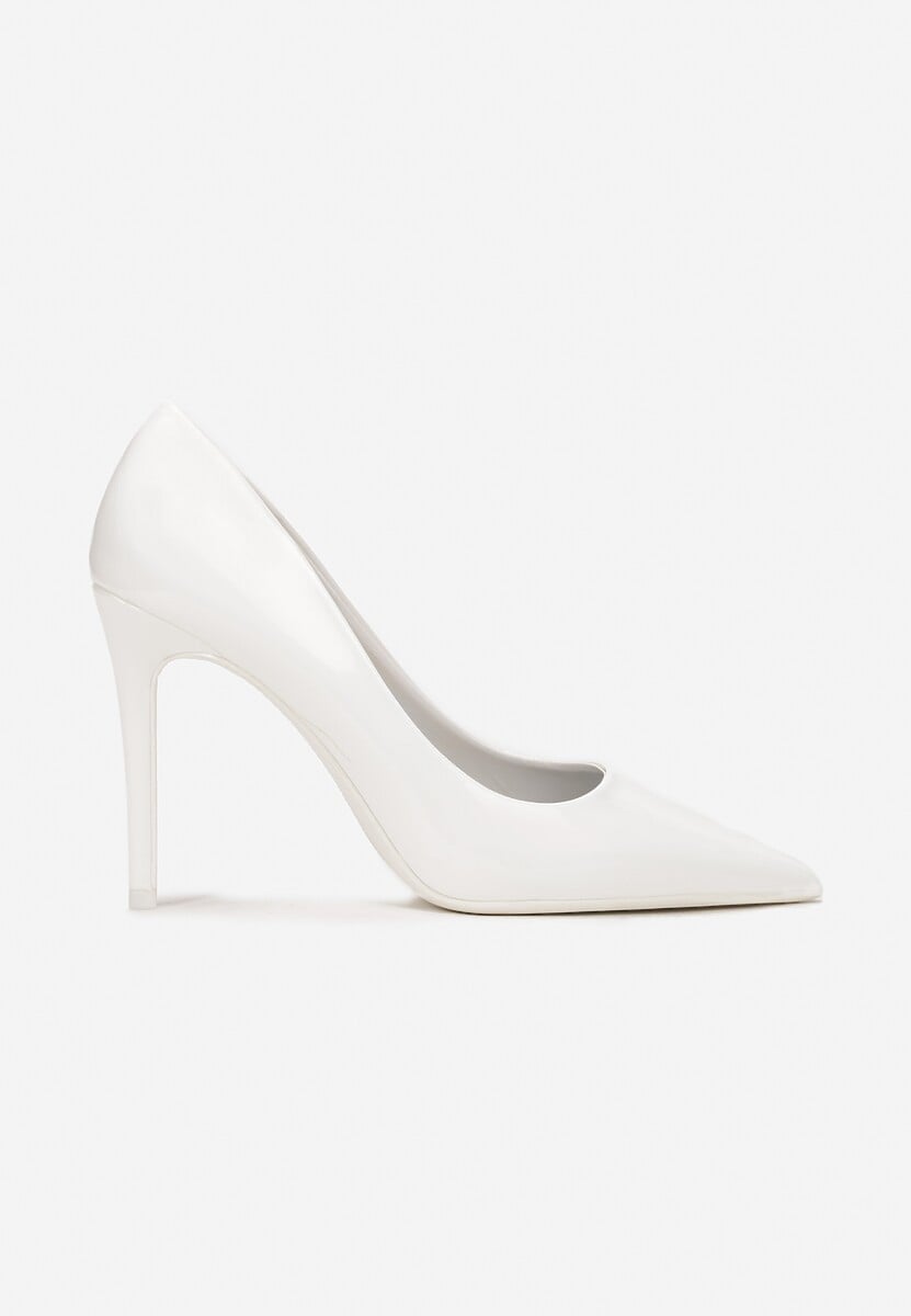 Białe Klasyczne Szpilki ze Szpiczastym Noskiem Rtivime