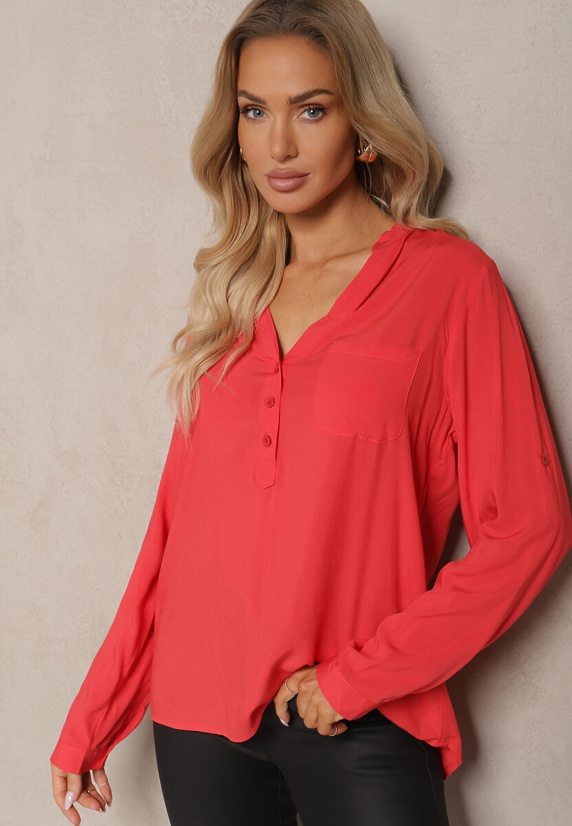 Czerwona Bluzka Veamnanyo