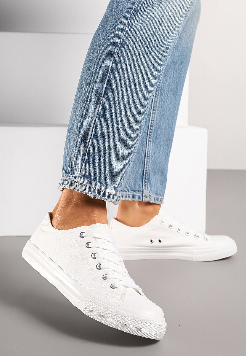 Różowe Trampki w Klasycznym Stylu z Niską Cholewką Doriabel