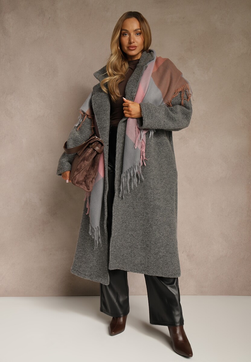 Różowo-Szary Szalik Saltorin