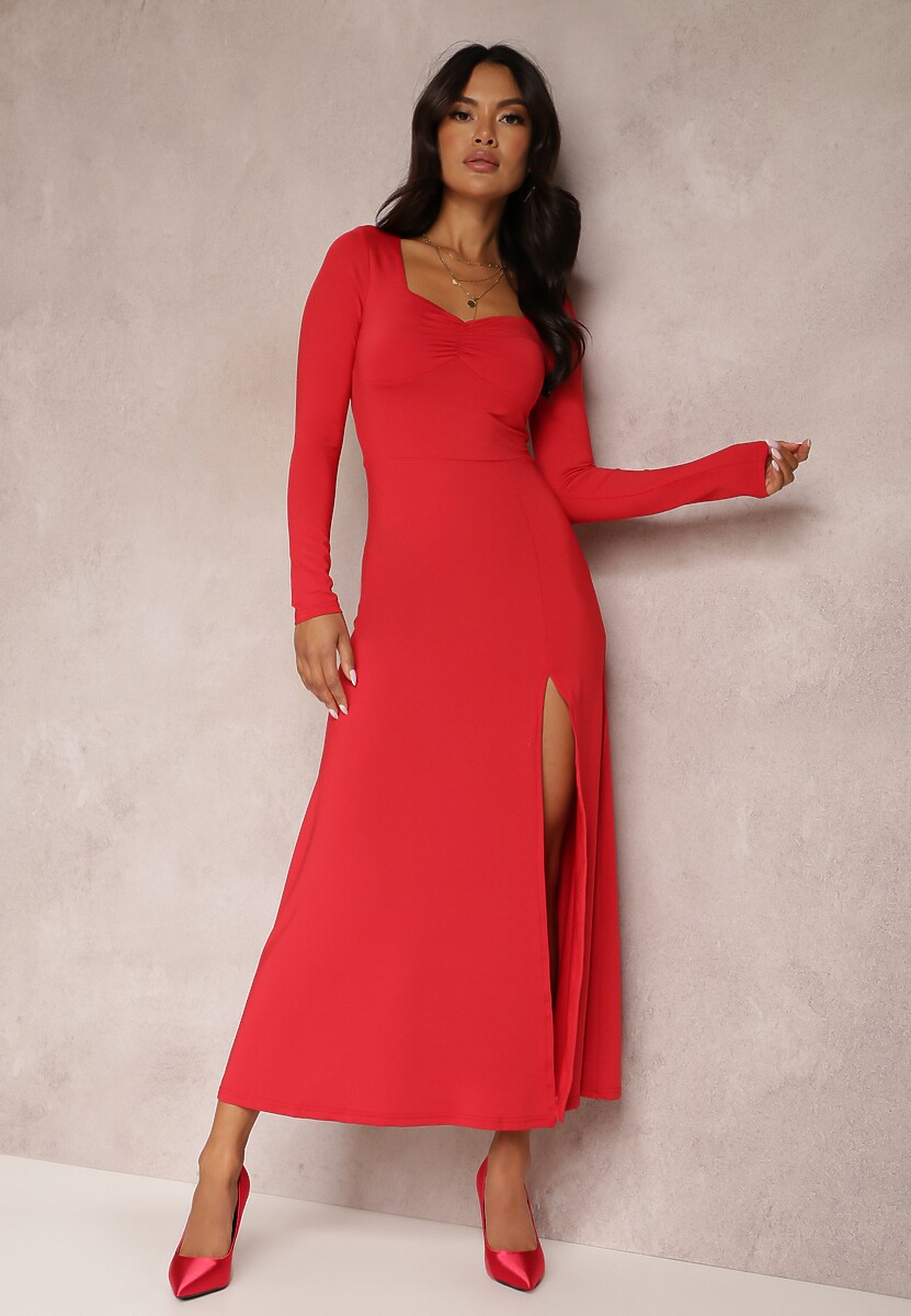 Czerwona Sukienka Polora