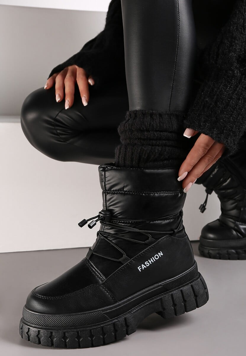 Czarne Śniegowce Flagreat