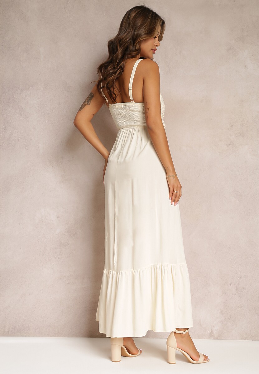 Beżowa Sukienka Chryazire