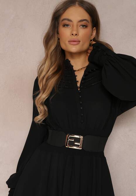 Czarna Sukienka Elothoe