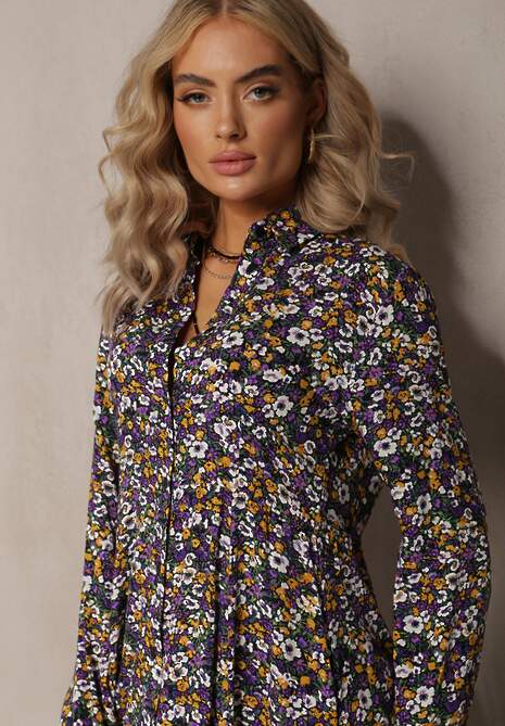 Fioletowa Sukienka Kelathyia