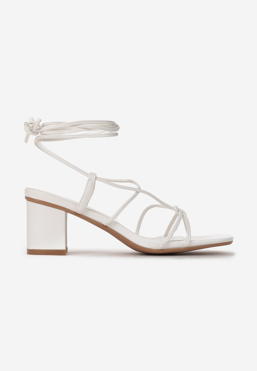 Białe Sandały Rhodike