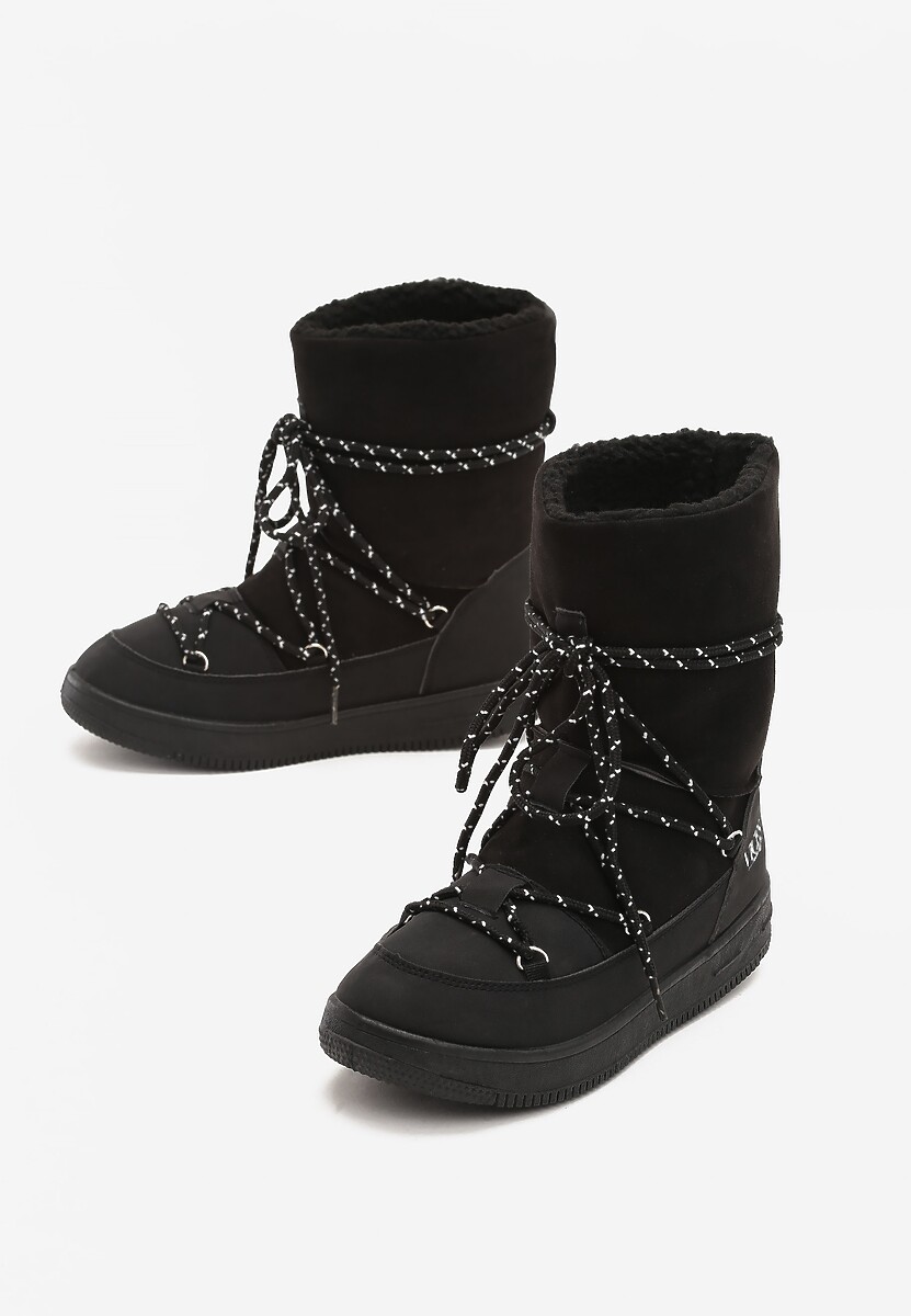 Czarne Śniegowce Night Magic