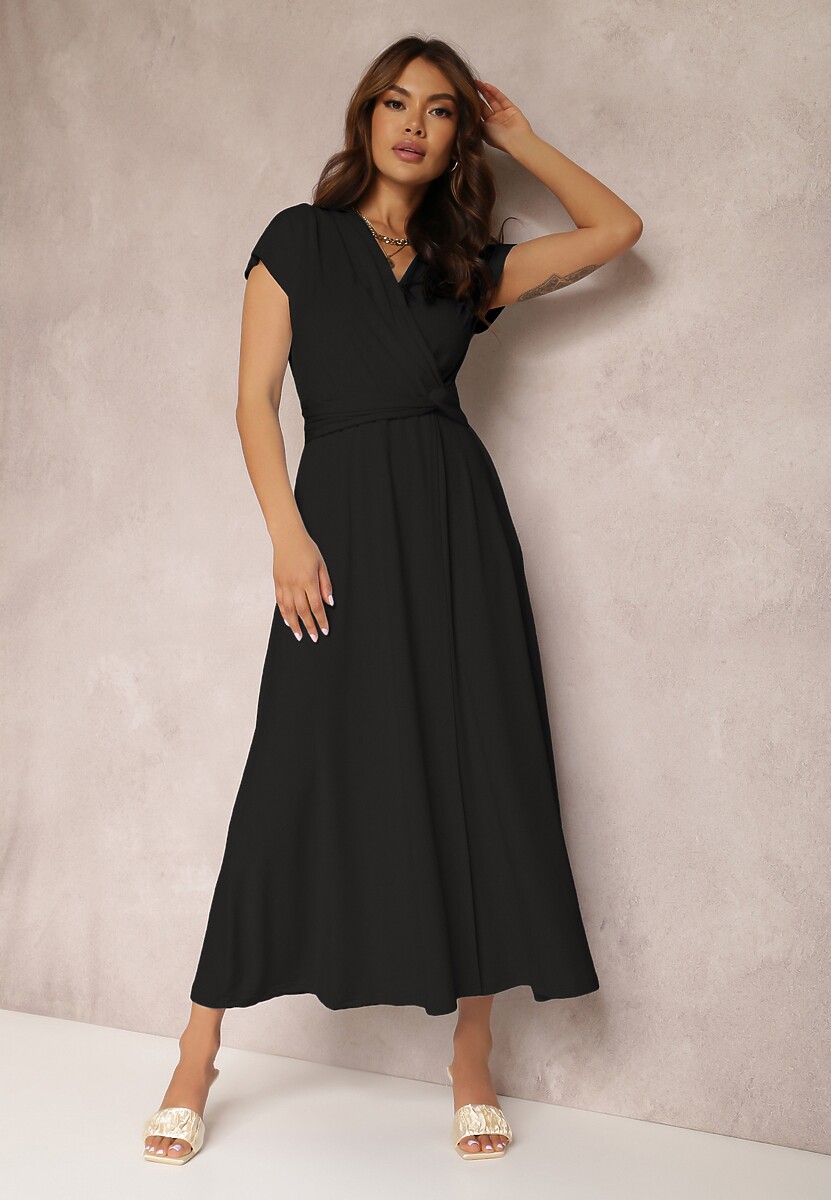 Czerwona Sukienka Kopertowa Appephone