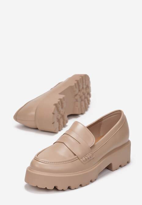 Beżowe Mokasyny Dansitu