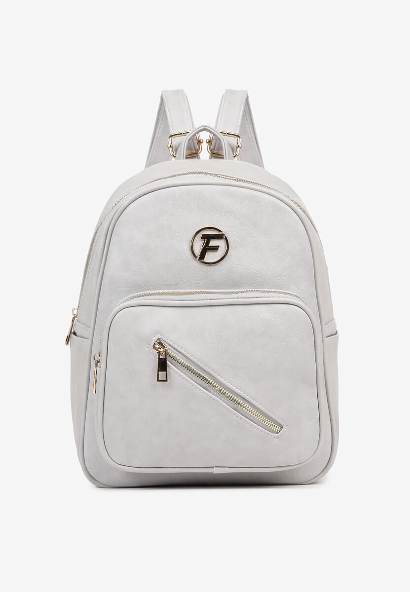 Czarny Plecak z Ozdobną Aplikacją i Suwakiem Milaretta