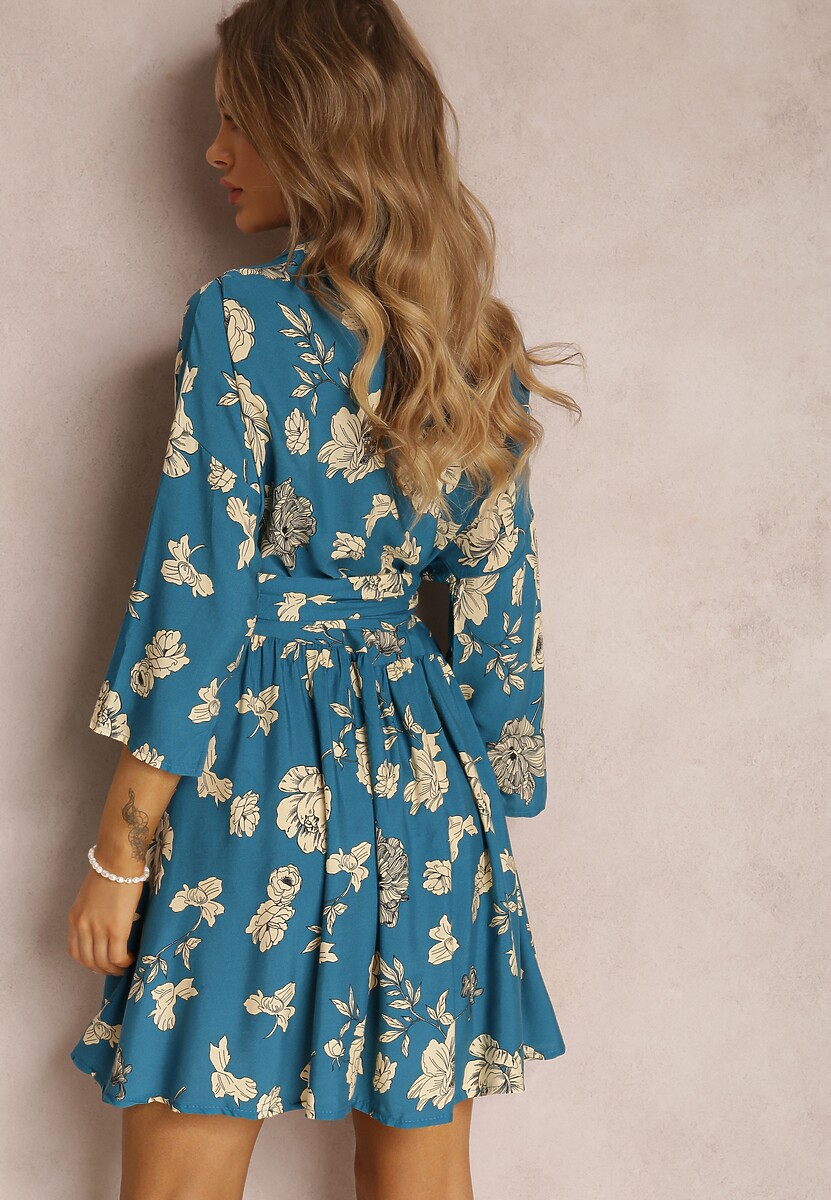 Niebieska Sukienka Thaleira