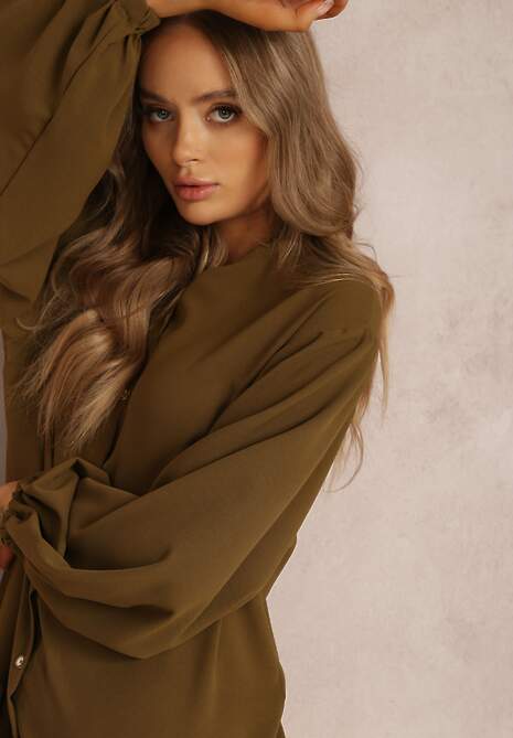 Ciemnozielona Sukienka Oromeda