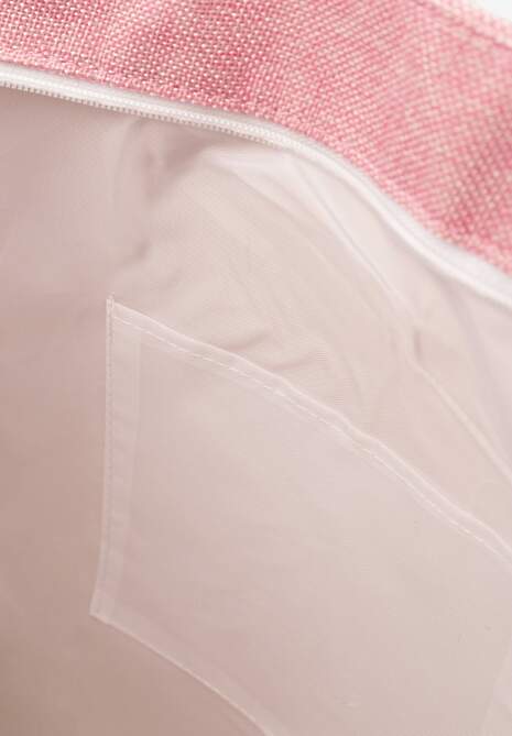 Jasnoróżowa Torebka Tote z Marynarskim Nadrukiem w Kotwice Rosalux