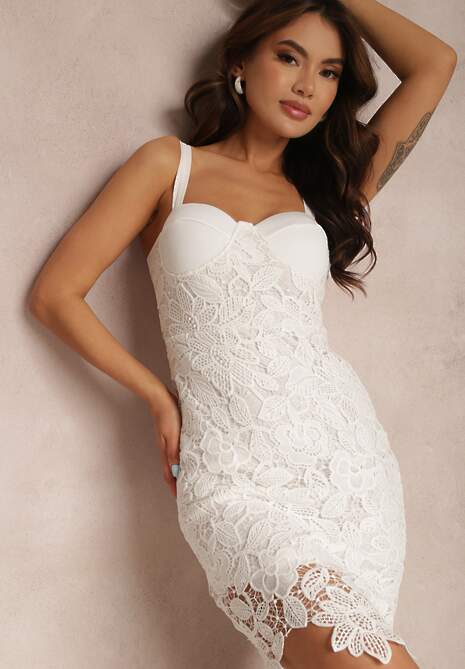 Biała Sukienka Ampaleia