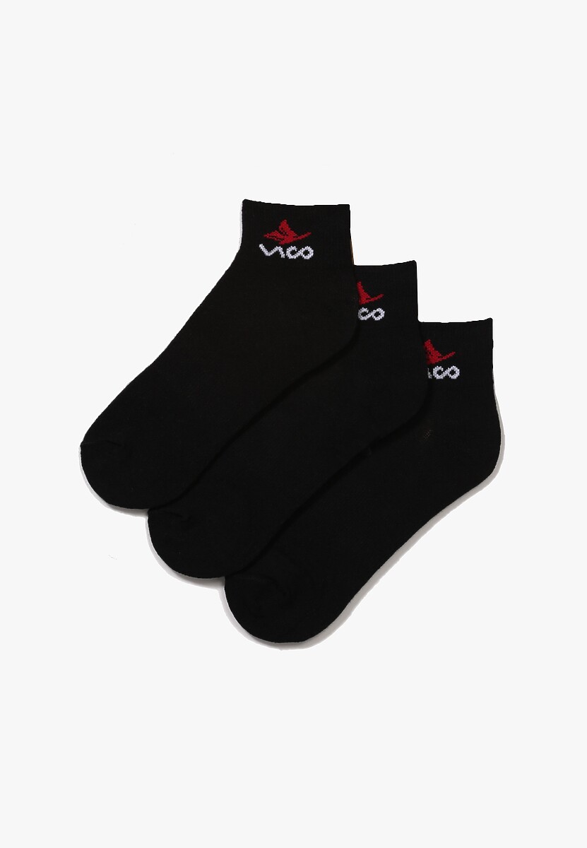 3-pack Czarne Skarpety Nahlura