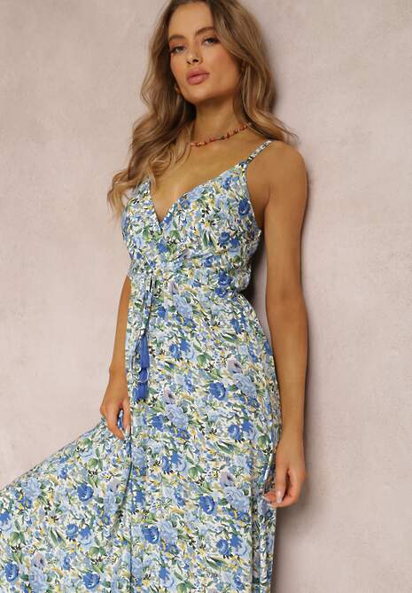 Niebieska Sukienka Auxeris