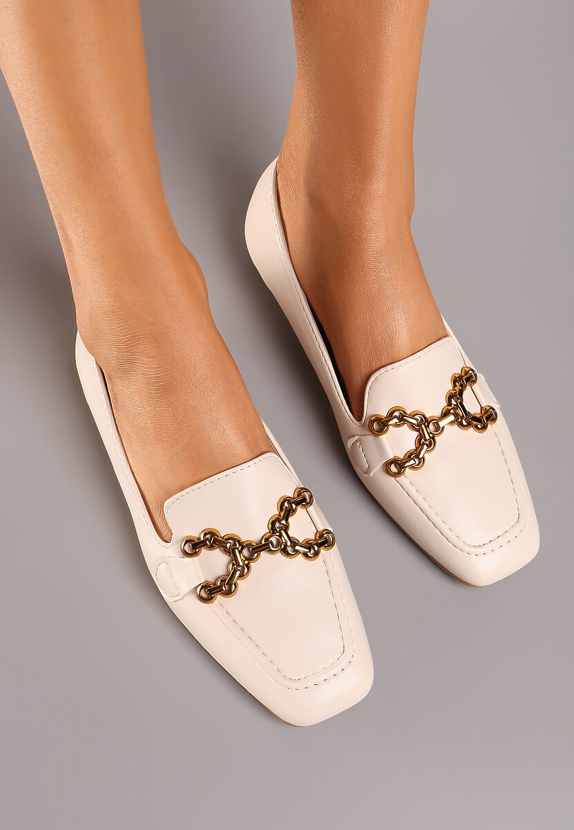 Beżowe Mokasyny Artaleia