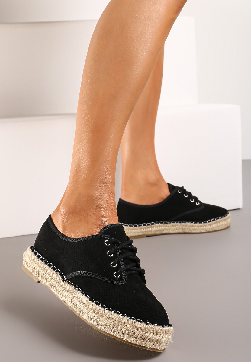 Czarne Espadryle Nememis