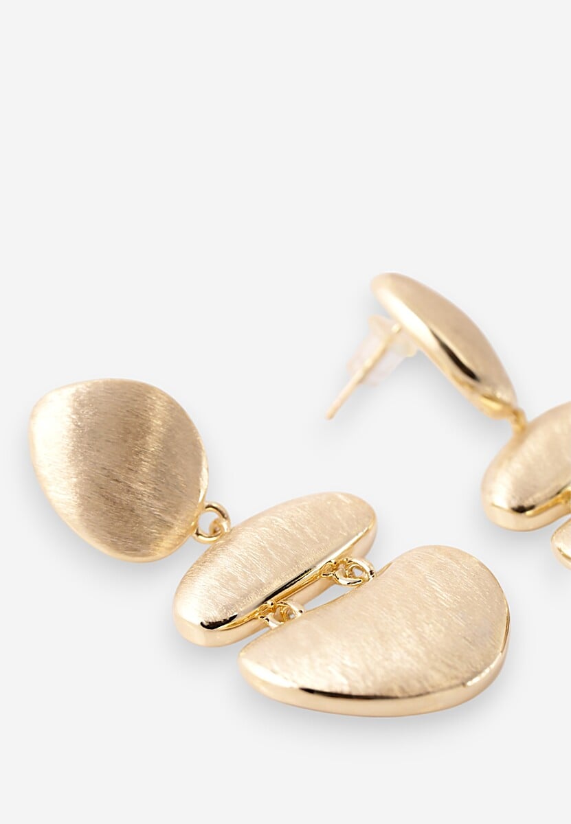Złote Geometryczne Kolczyki Melindrea