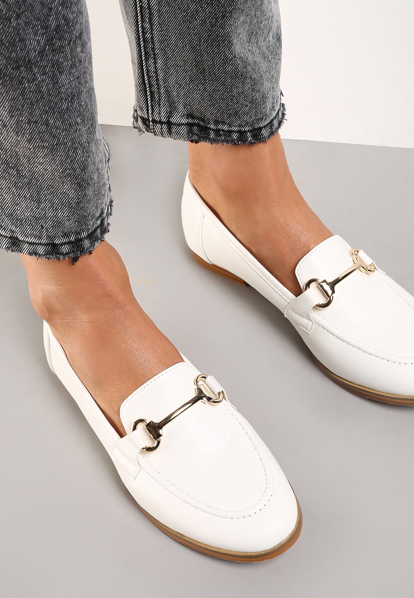 Jasnoniebieskie Mokasyny Sakina