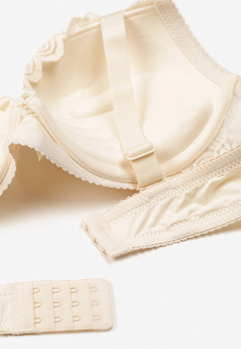 Beżowy Biustonosz z Efektem Push Up Quinata