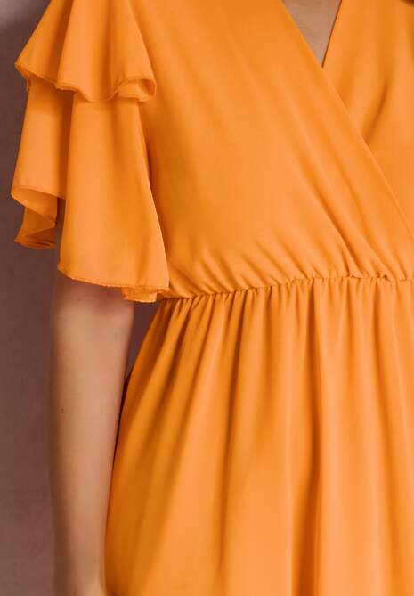 Pomarańczowa Sukienka Nemele