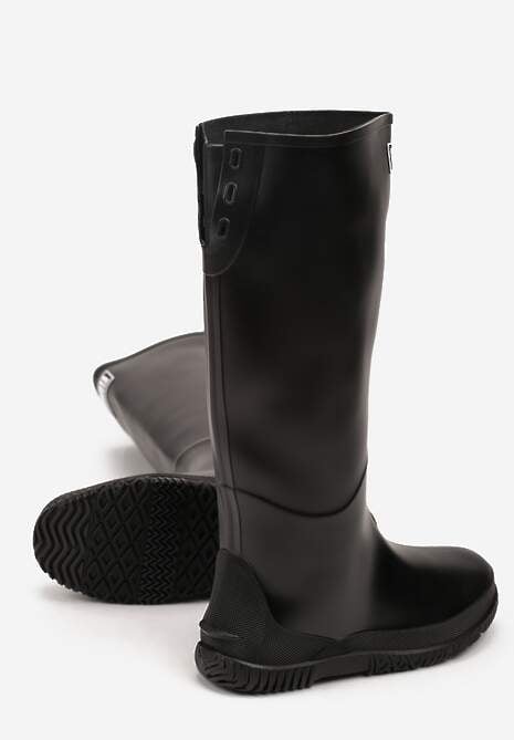 Czarne Kalosze Ozdobione Kokardkami Lorriva