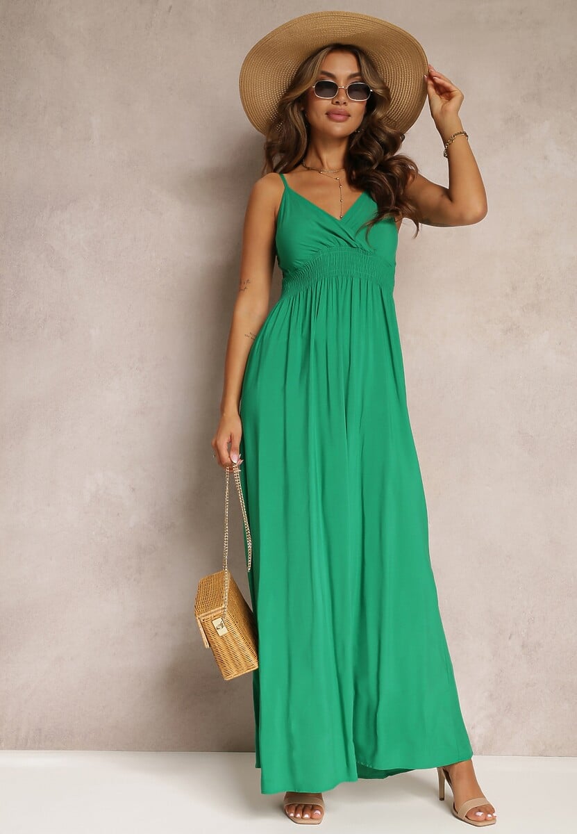 Ciemnozielona Sukienka Sterinig