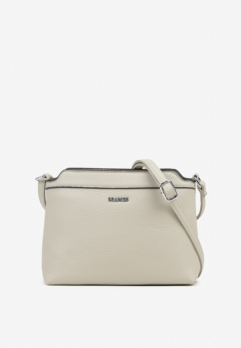 Jasnoszara Torebka Listonoszka na Pasku Malassena