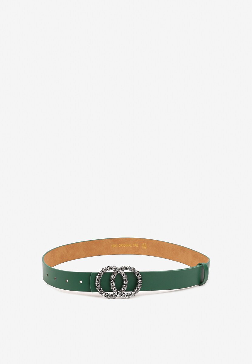 Jasnobrązowy Pasek ze Zdobioną Klamrą Timalora