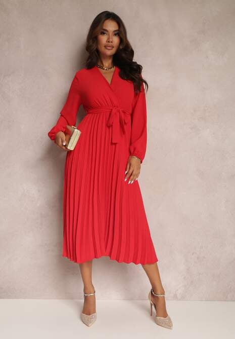 Czerwona Sukienka Phloroe