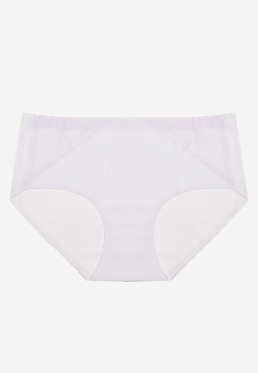 Czarne Majtki Figi High Waist z Bezszwowym Wykończeniem Kolaniris