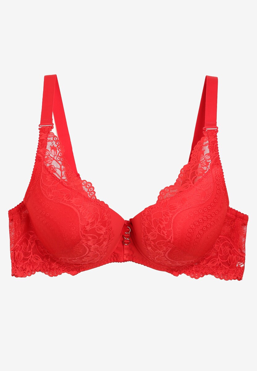 Granatowy Usztywniany Biustonosz Full Cap z Regulowanymi Ramiączkami Dimrah