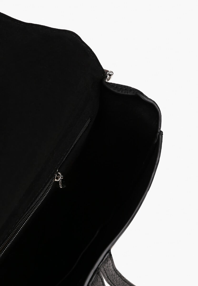 Czarna Torebka w Półokrągłym Kształcie Tanalinea