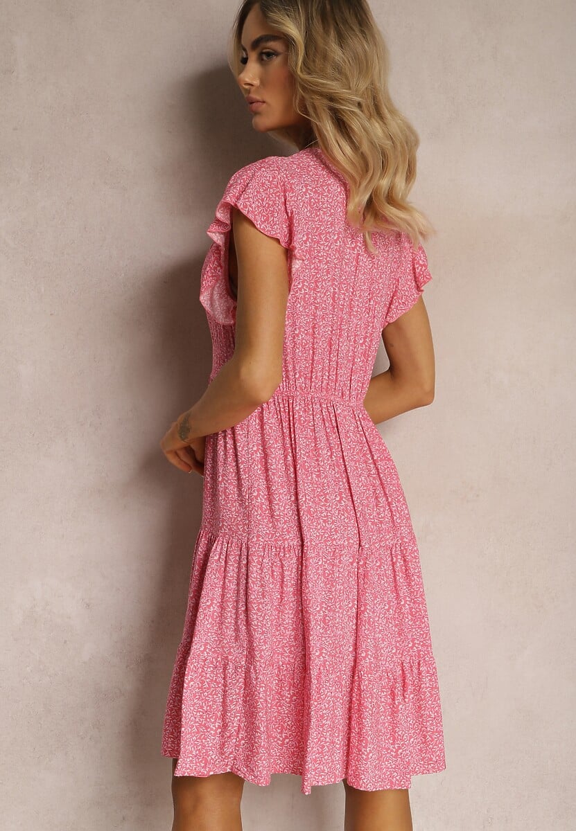 Różowa Sukienka Phaerica