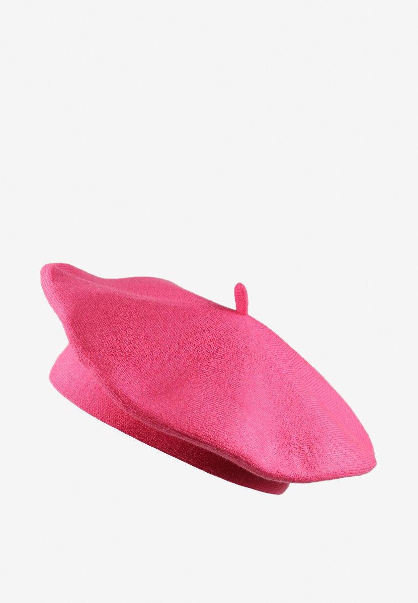 Fuksjowy Klasyczny Beret z Antenką z Bawełną i Kaszmirem Emidora