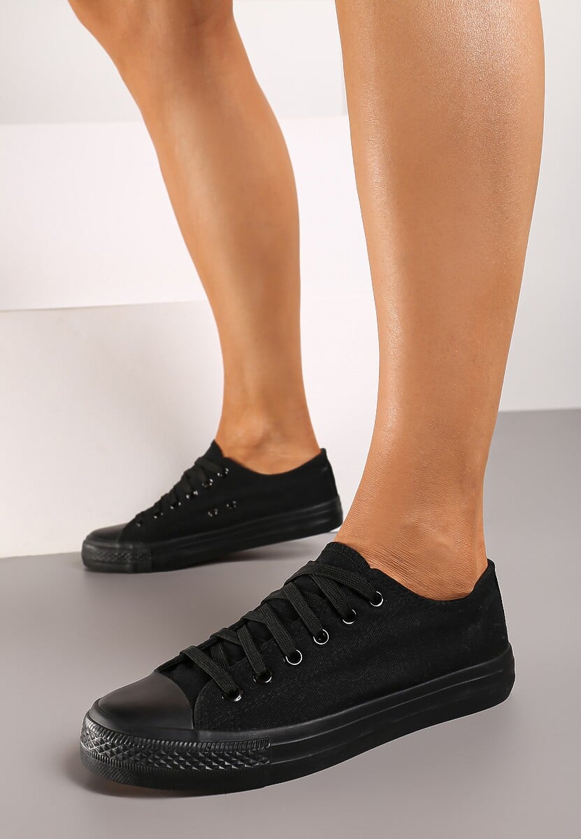 Czarne Trampki Lakelet