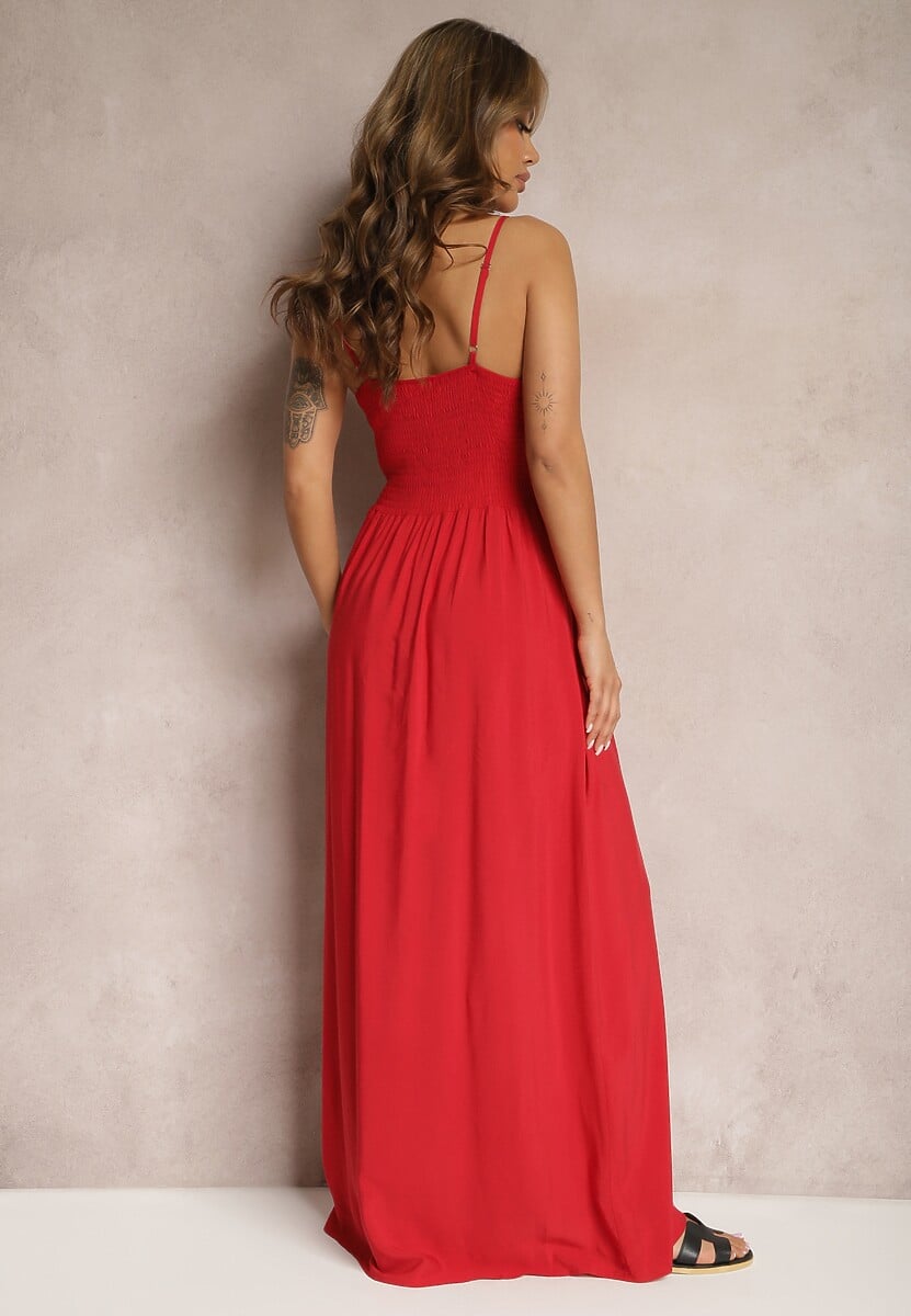 Bordowa Sukienka Sterinig