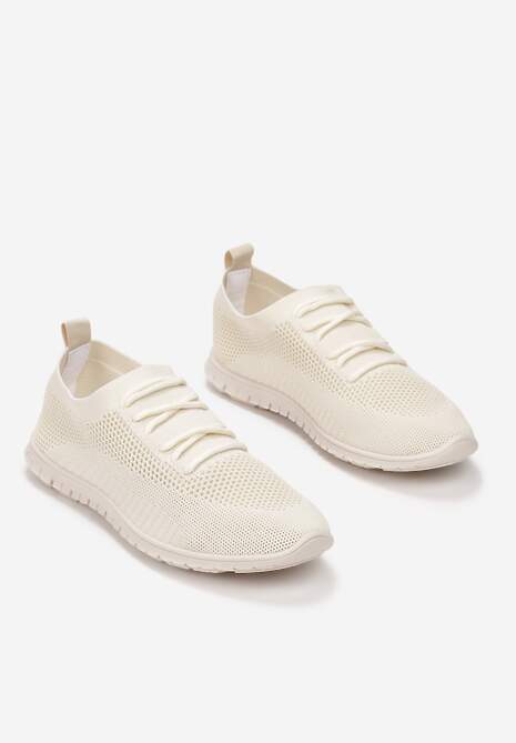 Beżowe Buty Sportowe Phalithoe