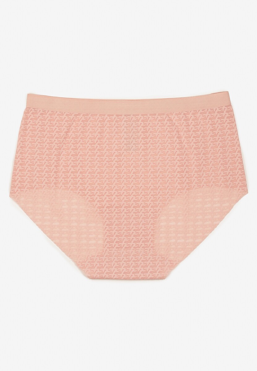 Różowe Majtki Bezszwowe z Siateczki Koladira