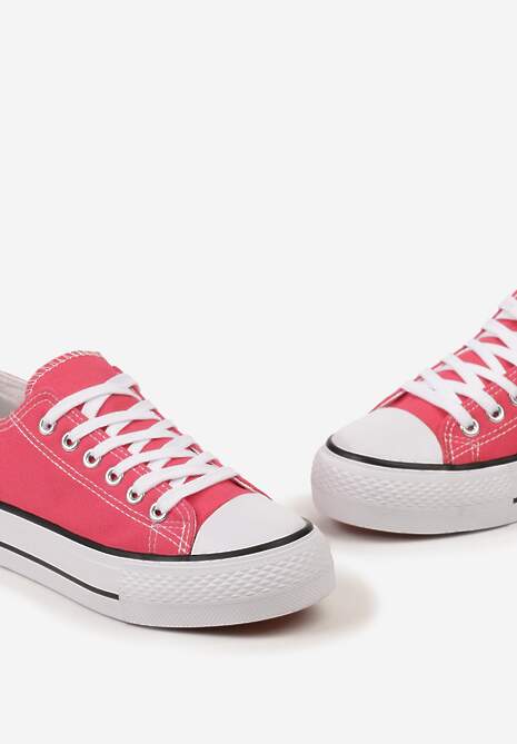 Fuksjowe Klasyczne Trampki Przed Kostkę Xarosa